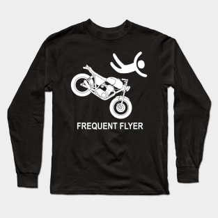 Motorcycle Frequent Flyer Long Sleeve T-Shirt